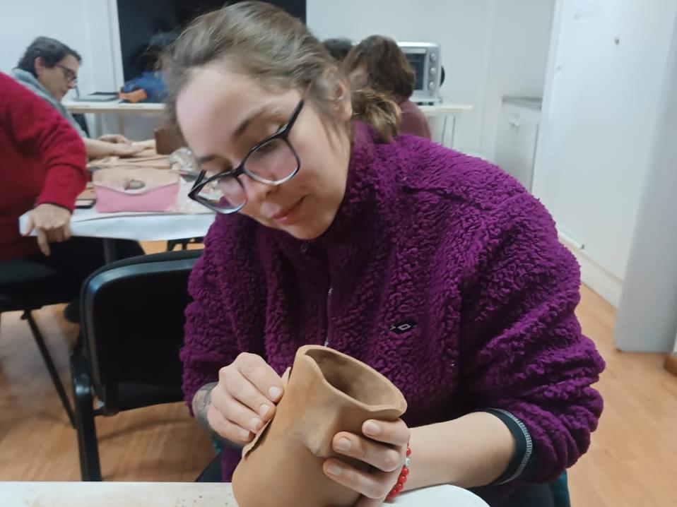 Los y las alumnas desarrollaron piezas inspiradas en pueblos El Molle y Diaguita con mirada contemporánea