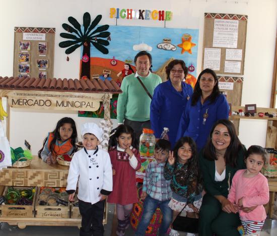 El Jardín Infantil Lomas de Tuquí, hizo un homenaje al Mercado de Ovalle.